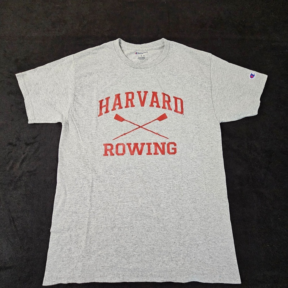 Harvard University Rowing Champion Gray Short Sleeve T-Shirt Men's M